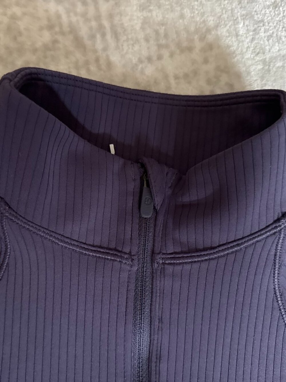 Lululemon It's Rulu Run Ripped Cropped Half Zip - Picture 2 of 10